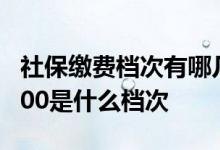 社保缴费档次有哪几档2022 社保缴费基数3800是什么档次 