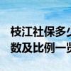 枝江社保多少钱一个月 2022枝江社保缴费基数及比例一览表 