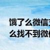 饿了么微信支付不了怎么回事 为啥我在饿了么找不到微信支付