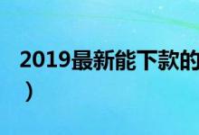 2019最新能下款的网贷（2019能下款的网贷）