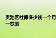 贵池区社保多少钱一个月 2022贵池区社保缴费基数及比例一览表 