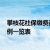 攀枝花社保缴费基数一览表 2022攀枝花社保缴费基数与比例一览表