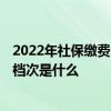 2022年社保缴费中档标准是多少 2022年社保缴费档次六个档次是什么