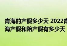 青海的产假多少天 2022青海产假多少天新标准详情:2022青海产假和陪产假有多少天