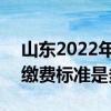 山东2022年社保缴费基数上下限 2022社保缴费标准是多少 