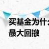 买基金为什么要看最大回撤率 买基金怎么看最大回撤