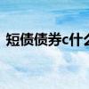 短债债券c什么时候卖出 短债债券c可以买吗