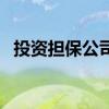 投资担保公司是干什么的（投资担保公司）