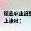 顺鑫农业股票价格多少（顺鑫农业股票价格会上涨吗）