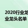 2020行业龙头股有哪些股票（中报预增的行业龙头名单）