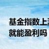 基金指数上涨就赚钱了吗 指数基金指数上涨就能盈利吗