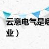云意电气是哪里的企业（云意电气属于什么行业）