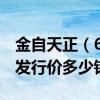 金自天正（600560）发行价多少（金自天正发行价多少钱）
