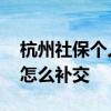 杭州社保个人缴纳多少钱一个月 社保断交了怎么补交 