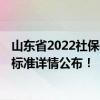 山东省2022社保基数是多少 2022山东省社保缴费基数暂时标准详情公布！
