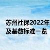 苏州社保2022年政策个人交多少 2022年苏州社保缴费比例及基数标准一览