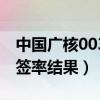 中国广核003816中签率号出炉（中国广核中签率结果）
