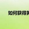 如何获得黄金风衣（如何获得比特币）