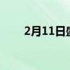 2月11日盛屯矿业股票市盈率是多少