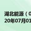湖北能源（000883）今日股票行情查询（2020年07月01日（））