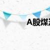 A股煤炭股票龙头股有哪些（）