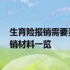 生育险报销需要资料 2022年乐山生育保险的报销条件、报销材料一览