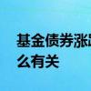 基金债券涨跌在哪里看 债券基金的涨跌和什么有关