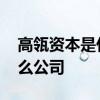高瓴资本是什么性质的公司 高瓴资本是家什么公司